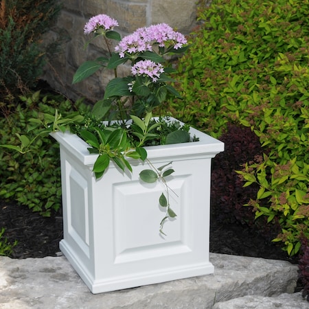 Mayne Nantucket 16x16 Planter - White 5865-W